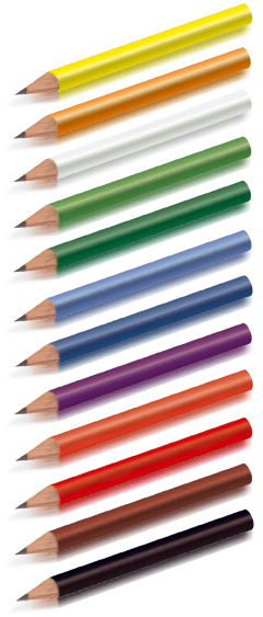 barevná reklamní tužka s potiskem